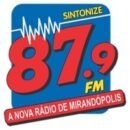 Rádio 87.9 FM Mirandópolis / SP - Brasil