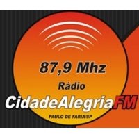 Rádio Cidade Alegria FM 87.9 Paulo de Faria / SP - Brasil