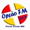Rádio Opção 87.9 FM Porto Firme / MG - Brasil